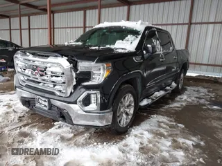 2020 GMC Sierra 1500 SLT with VIN 3GTP8DED3LG180777, listed as a IAAI auction lot 41296271 with 109,457 mi miles and . Bid and sale history available at DreamBid. Image 2.
