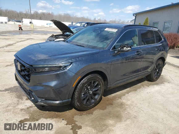 2024 Honda CR-V Sport with VIN 7FARS5H55RE033044, listed as a Copart auction lot 50535615 with 13,221 mi miles and Salvage Title. Bid and sale history available at DreamBid. Image 1.