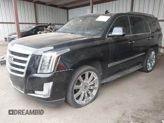 2017 Cadillac Escalade Luxury with VIN 1GYS4BKJ7HR201264, listed as a IAAI auction lot 41833359 with 187,107 mi miles. Bid and sale history available at carsss.com. Image 2.