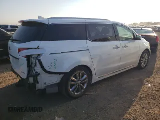 2016 Kia Sedona SX-L with VIN KNDME5C16G6132479, listed as a Copart auction lot 66781744 with 116,663 mi miles and Salvage Title. Bid and sale history available at carsss.com. Image 3.