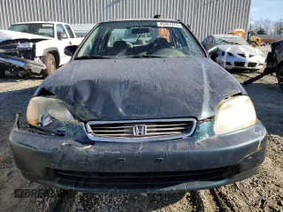 1997 Honda Civic LX with VIN 1HGEJ6676VL022053, listed as a Copart auction lot 46361975 with 270,018 mi miles and Salvage Title. Bid and sale history available at carsss.com. Image 5.