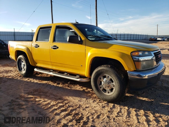 2007 GMC Canyon SLE2 with VIN 1GTDT13E578135217, listed as a Copart auction lot 81773394 with 167,936 mi miles and Salvage Title. Bid and sale history available at carsss.com. Image 4.