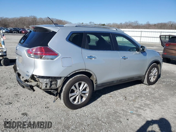 2014 Nissan Rogue SV with VIN 5N1AT2MT4EC869360, listed as a Copart auction lot 87383824 with 145,943 mi miles and Salvage Title. Bid and sale history available at carsss.com. Image 3.