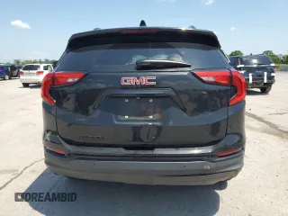 2020 GMC Terrain SLE with VIN 3GKALMEV9LL296364, listed as a Copart auction lot 61935365 with 146,551 mi miles and Salvage title. Bid and sale history available at DreamBid. Image 6.