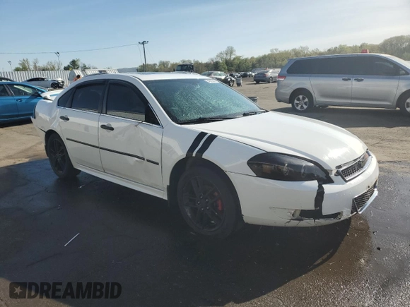 2013 Chevrolet Impala LTZ with VIN 2G1WC5E35D1173047, listed as a Copart auction lot 54965245 with 135,115 mi miles and Salvage Title. Bid and sale history available at DreamBid. Image 4.