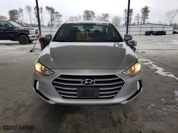 2017 Hyundai Elantra Value Edition with VIN KMHD84LF5HU321002, listed as a Copart auction lot 45976285 with NaN miles and Non Repairable. Bid and sale history available at carsss.com. Image 5.