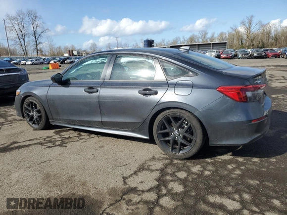 2024 Honda Civic Sport with VIN 2HGFE2F56RH567575, listed as a Copart auction lot 47966245 with 14,998 mi miles and Salvage Title. Bid and sale history available at DreamBid. Image 2.
