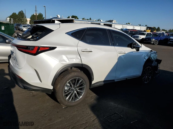2025 Lexus NX with VIN JTJGKCEZ1S2042568, listed as a Copart auction lot 69894194 with 1,562 mi miles and Salvage Title. Bid and sale history available at carsss.com. Image 3.