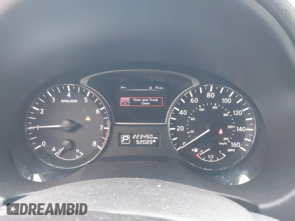 2015 Nissan Altima S with VIN 1N4AL3AP4FC568306, listed as a IAAI auction lot 41683484 with 223,450 mi miles and . Bid and sale history available at DreamBid. Image 7.