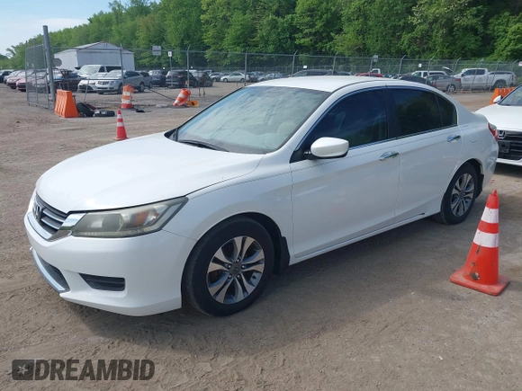 2014 Honda Accord LX with VIN 1HGCR2F39EA204914, listed as a IAAI auction lot 42187315 with 110,947 mi miles and . Bid and sale history available at DreamBid. Image 2.