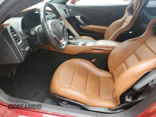 2015 Chevrolet Corvette Z06 3LZ with VIN 1G1YU2D63F5603319, listed as a Copart auction lot 58867005 with 25,385 mi miles and Salvage title. Bid and sale history available at DreamBid. Image 7.
