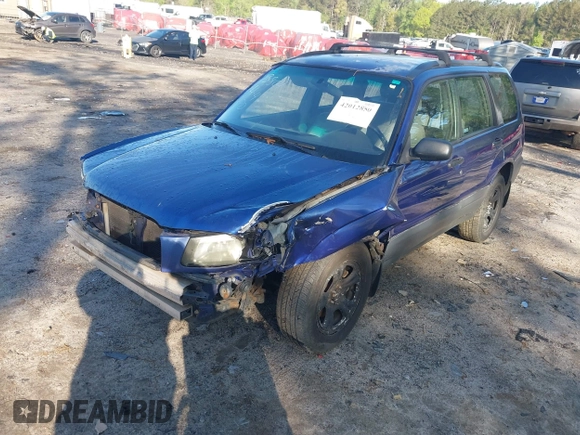2003 Subaru Forester X with VIN JF1SG63613H743804, listed as a IAAI auction lot 42012850 with 266,100 mi miles. Bid and sale history available at carsss.com. Image 2.