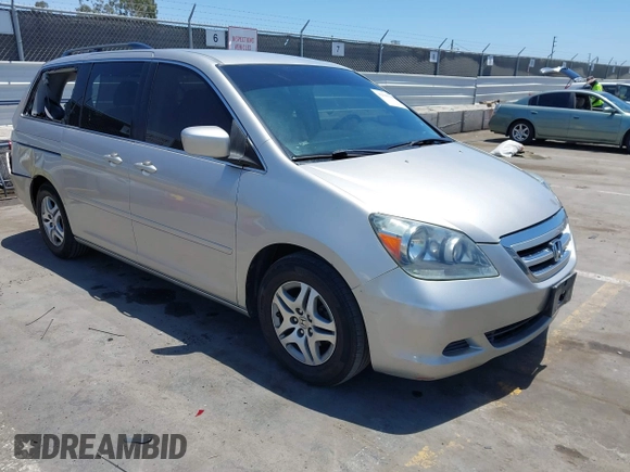 2006 Honda Odyssey EX с VIN 5FNRL38416B456655, выставлен на аукционе IAAI как лот 42543308 с пробегом 291 626 миль миль и . История ставок и продаж доступна на DreamBid. Изображение 1.