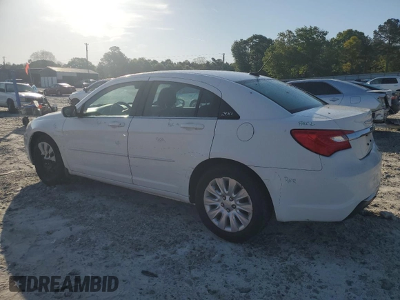 2013 Chrysler 200 LX with VIN 1C3CCBAB3DN604588, listed as a Copart auction lot 53066755 with 248,672 mi miles and Salvage Title. Bid and sale history available at DreamBid. Image 2.