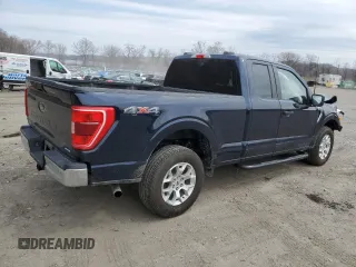 2022 Ford F-150 XL with VIN 1FTEX1EP8NFC46845, listed as a Copart auction lot 51635285 with 68,192 mi miles and Salvage title. Bid and sale history available at DreamBid. Image 3.