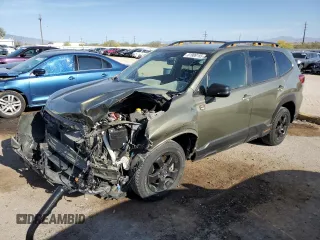 2022 Subaru Forester Wilderness with VIN JF2SKAMC5NH522534, listed as a Copart auction lot 51989155 with 25,523 mi miles and Salvage Title. Bid and sale history available at carsss.com. Image 1.