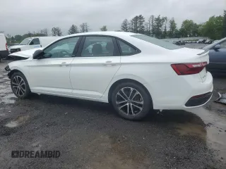 2024 Volkswagen Jetta Sport with VIN 3VWBM7BU9RM027694, listed as a Copart auction lot 56828095 with 19,627 mi miles and Salvage title. Bid and sale history available at DreamBid. Image 2.
