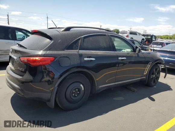 2011 Infiniti FX with VIN JN8BS1MW3BM760253, listed as a Copart auction lot 62412525 with Not provided miles and Salvage title. Bid and sale history available at DreamBid. Image 3.