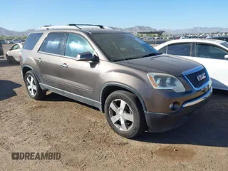 2012 GMC Acadia SLT2 with VIN 1GKKRSED0CJ190603, listed as a IAAI auction lot 42045225 with 153,601 mi miles. Bid and sale history available at carsss.com. Image 1.