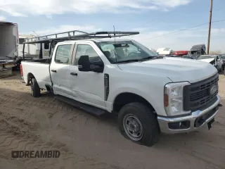2024 Ford Super Duty F-250 SRW XL with VIN 1FT7W2BA3REC85890, listed as a Copart auction lot 45384685 with 12,884 mi miles and Salvage Title. Bid and sale history available at carsss.com. Image 4.