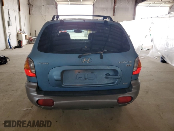 2003 Hyundai Santa Fe LX with VIN KM8SC73E13U559968, listed as a Copart auction lot 49470165 with 103,900 mi miles and Salvage Title. Bid and sale history available at carsss.com. Image 6.
