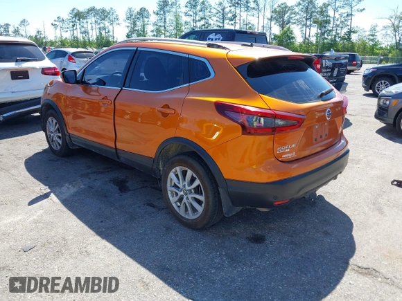 2020 Nissan Rogue Sport SV with VIN JN1BJ1CV2LW277014, listed as a IAAI auction lot 41974067 with 122,942 mi miles. Bid and sale history available at carsss.com. Image 3.