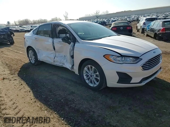 2020 Ford Fusion SE with VIN 3FA6P0HD5LR166862, listed as a Copart auction lot 50536195 with 48,885 mi miles and Salvage Title. Bid and sale history available at carsss.com. Image 11.