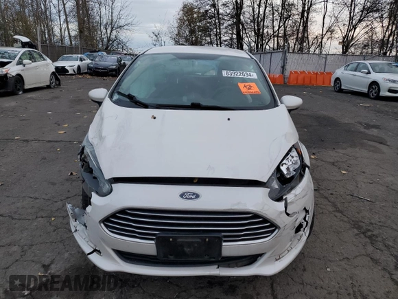 2017 Ford Fiesta SE with VIN 3FADP4EJ9HM168577, listed as a Copart auction lot 83922034 with 92,640 mi miles and Salvage Title. Bid and sale history available at carsss.com. Image 5.