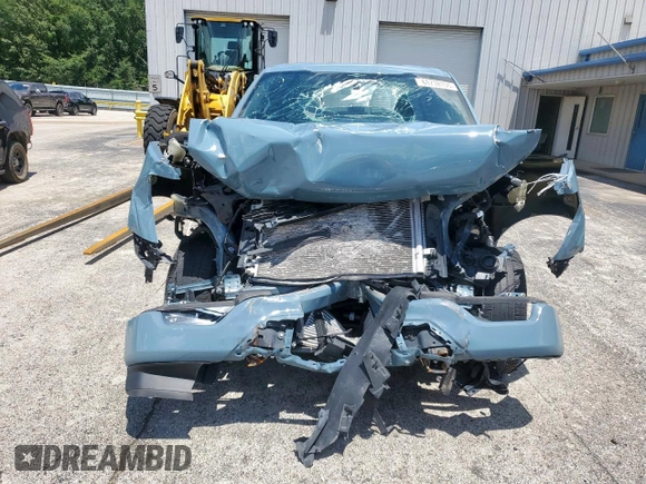 2023 Ford F-150 XL with VIN 1FTEW1CP7PKD02399, listed as a Copart auction lot 60738155 with 23,059 mi miles and Salvage title. Bid and sale history available at DreamBid. Image 5.