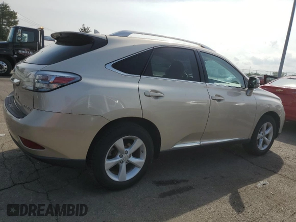 2012 Lexus RX 350 with VIN 2T2BK1BA2CC140782, listed as a Copart auction lot 52604525 with 103,374 mi miles and Salvage Title. Bid and sale history available at carsss.com. Image 3.
