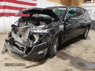 2023 Chevrolet Traverse LT Cloth with VIN 1GNEVGKW3PJ235750, listed as a Copart auction lot 56600545 with 32,884 mi miles and Salvage title. Bid and sale history available at DreamBid. Image 1.