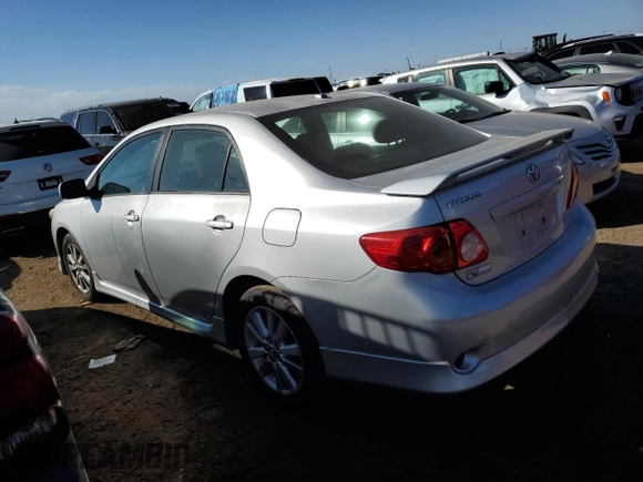 2009 Toyota Corolla with VIN 1NXBU40E39Z139959, listed as a Copart auction lot 72742564 with 121,039 mi miles and Salvage Title. Bid and sale history available at carsss.com. Image 2.