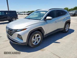 2023 Hyundai Tucson SEL with VIN 5NMJBCAE3PH216526, listed as a Copart auction lot 65924945 with 56,847 mi miles and Salvage title. Bid and sale history available at DreamBid. Image 1.