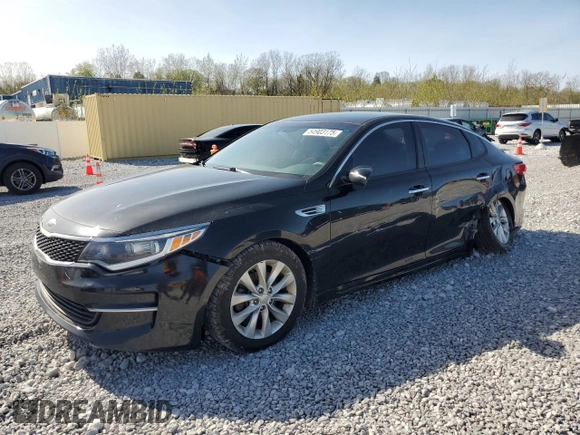 2016 Kia Optima LX z VIN 5XXGT4L36GG037534, wystawiony jako Copart lot #54903175 z przebiegiem 171 792 mil mil oraz Szkoda całkowita • Salvage title. Historia ofert i sprzedaży dostępna na DreamBid. Obrazek 1.