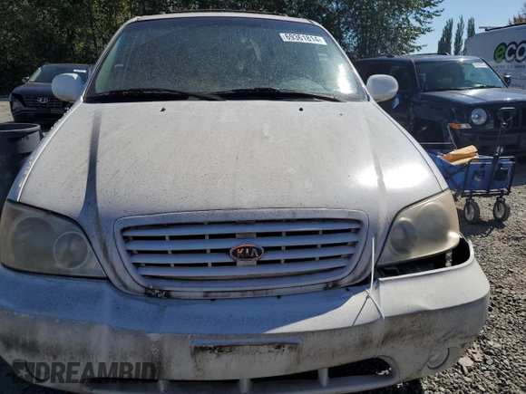 2002 Kia Sedona LX with VIN KNDUP131126201882, listed as a Copart auction lot 69361814 with 0 mi miles and Clean Title. Bid and sale history available at carsss.com. Image 5.