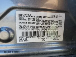 2015 Mitsubishi Outlander Sport 2.4 ES with VIN 4A4AR3AW5FE058284, listed as a Copart auction lot 47604365 with 150,276 mi miles and Salvage Title. Bid and sale history available at carsss.com. Image 13.