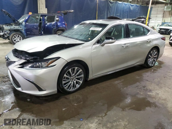 2020 Lexus ES with VIN 58ADZ1B16LU052379, listed as a Copart auction lot 49985915 with 107,802 mi miles and Clean Title. Bid and sale history available at carsss.com. Image 1.