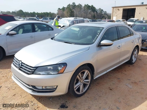 2012 Volkswagen Passat TDI SEL Premium with VIN 1VWCN7A31CC080506, listed as a IAAI auction lot 41792115 with 228,710 mi miles. Bid and sale history available at carsss.com. Image 2.