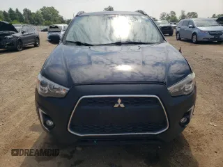 2015 Mitsubishi Outlander GT with VIN 4A4AR4AW3FE025256, listed as a Copart auction lot 59596475 with 110,952 mi miles and Salvage title. Bid and sale history available at DreamBid. Image 5.