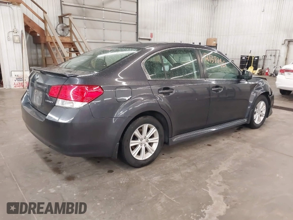 2011 Subaru Legacy Prem with VIN 4S3BMCB65B3246348, listed as a IAAI auction lot 42138290 with 188,258 mi miles and . Bid and sale history available at DreamBid. Image 4.