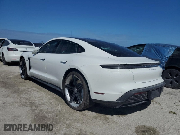 2024 Porsche Taycan 4S with VIN WP0AB2Y18RSA35364, listed as a Copart auction lot 73881604 with 1,538 mi miles and Non repairable. Bid and sale history available at DreamBid. Image 2.