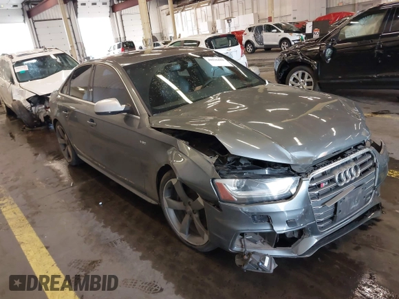 2013 Audi S4 Premium Plus with VIN WAUDGAFL6DA181266, listed as a IAAI auction lot 40836880 with 119,249 mi miles. Bid and sale history available at carsss.com. Image 1.