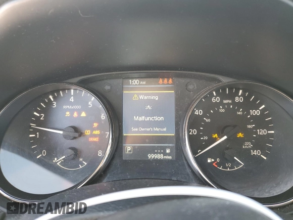 2022 Nissan Rogue S z VIN JN1BJ1AWXNW480487, wystawiony jako Copart lot #44576945 z przebiegiem 99 988 mil mil oraz Szkoda całkowita • Salvage title. Historia ofert i sprzedaży dostępna na DreamBid. Obrazek 9.