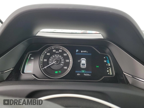 2020 Hyundai Ioniq SE with VIN KMHC65LD2LU214181, listed as a Copart auction lot 44080285 with 76,226 mi miles and Salvage title. Bid and sale history available at DreamBid. Image 9.
