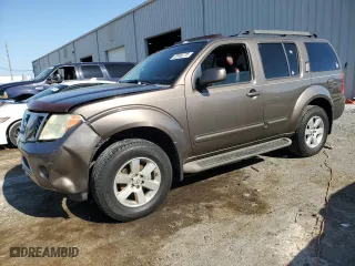 2008 Nissan Pathfinder S with VIN 5N1AR18U88C607857, listed as a Copart auction lot 52946775 with 151,306 mi miles and Salvage Title. Bid and sale history available at carsss.com. Image 1.