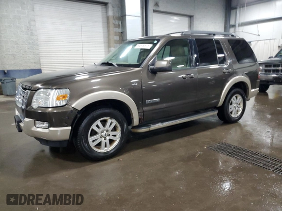 2008 Ford Explorer Eddie Bauer z VIN 1FMEU74878UA14531, wystawiony jako Copart lot #59576515 z przebiegiem 199 825 mil mil oraz Szkoda całkowita • Salvage title. Historia ofert i sprzedaży dostępna na DreamBid. Obrazek 1.