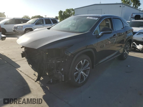 2022 Lexus RX with VIN 2T2HZMDA0NC357240, listed as a Copart auction lot 52118825 with 22,876 mi miles and Salvage Title. Bid and sale history available at carsss.com. Image 1.