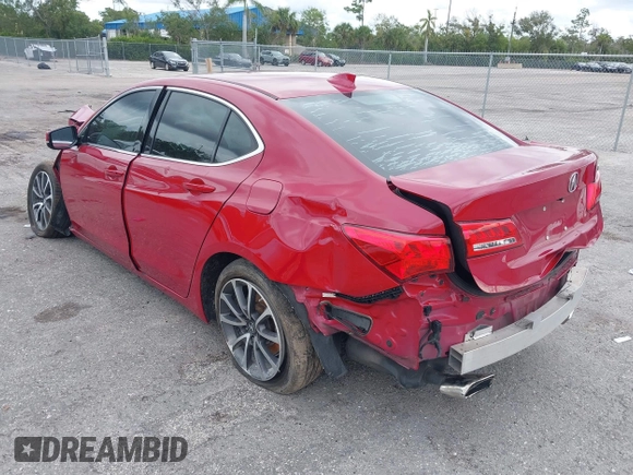 2019 Acura TLX with VIN 19UUB2F37KA003453, listed as a IAAI auction lot 40719757 with 98,628 mi miles and . Bid and sale history available at DreamBid. Image 3.
