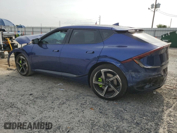 2024 Kia EV6 GT z VIN KNDC5DLE3R5219760, wystawiony jako Copart lot #56112395 z przebiegiem 13 488 mil mil oraz Szkoda całkowita • Salvage title. Historia ofert i sprzedaży dostępna na DreamBid. Obrazek 2.