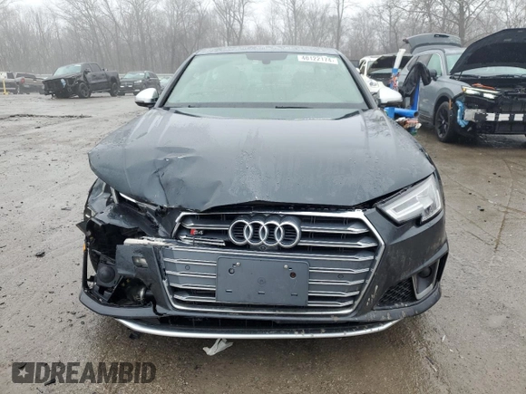 2019 Audi S4 Prestige with VIN WAUC4AF45KA102681, listed as a Copart auction lot 40122174 with 77,289 mi miles. Bid and sale history available at carsss.com. Image 5.